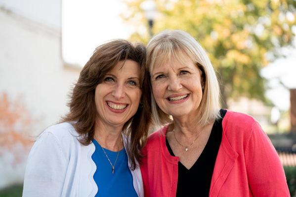 Jennifer Covello and Karen Salisbury